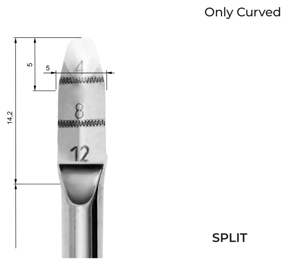 SPLIT - disegno tecnico con quote dimensionali