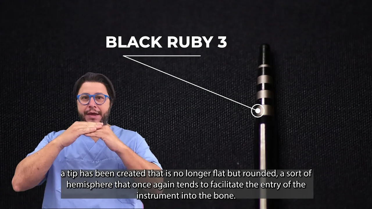 Black Ruby introduction — DLC-coated osteotomes and magnetodynamic osseodensification